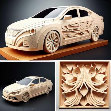 3D model Nissan Teana (STL)